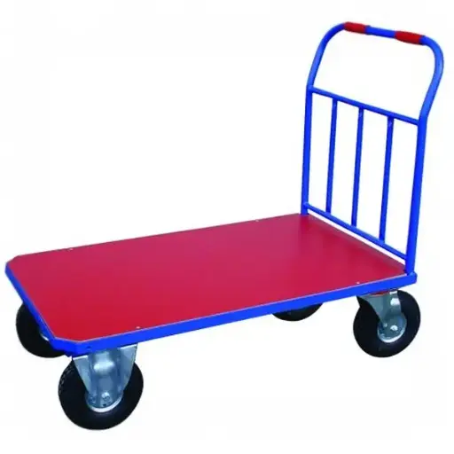 [N6113] Plataforma 1.210 x 810 mm ruedas neumáticas