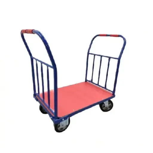 [N6120] Carro 2 barandillas 910 x 610 mm ruedas elásticas